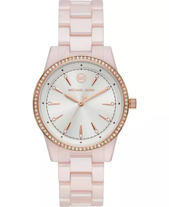 Michael Kors Ritz Ceramic Pink Watch 37mm