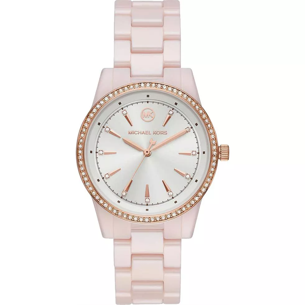 Michael Kors Ritz Ceramic Pink Watch 37mm