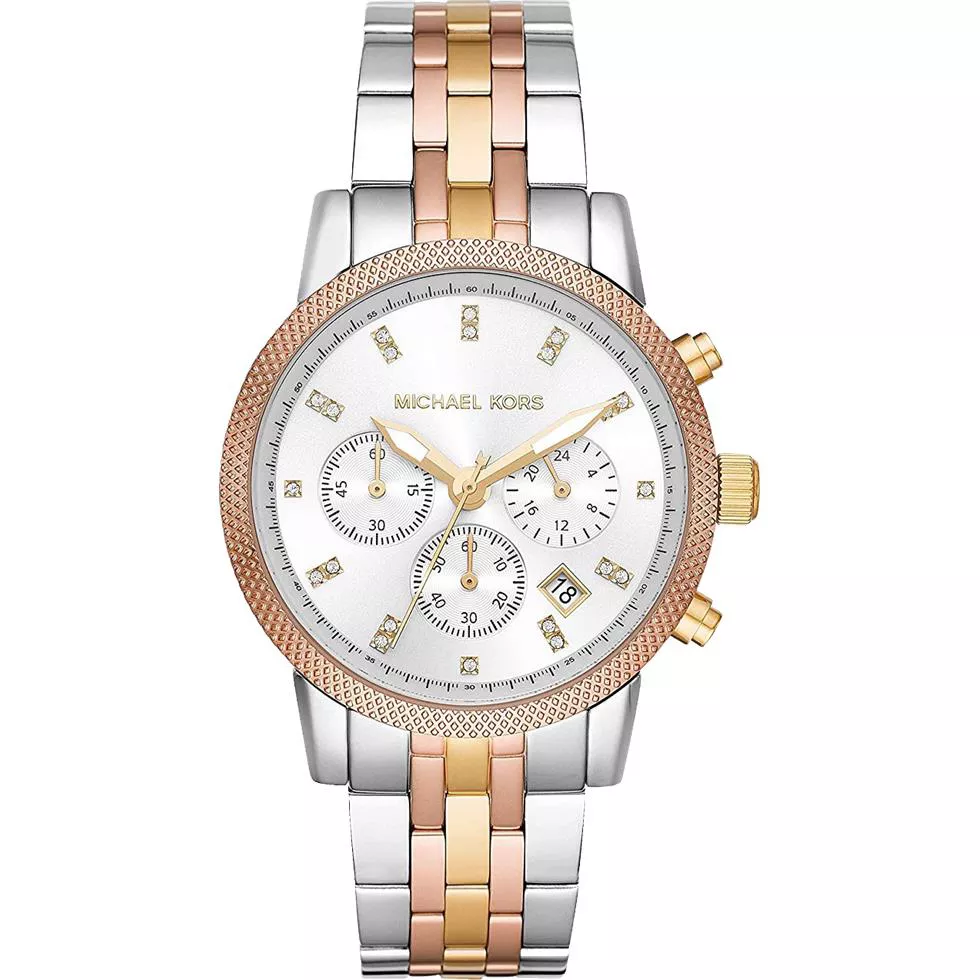 Michael Kors Ritz Women's Yellow Rose Watch 41mm