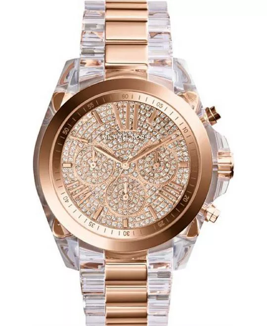 Michael Kors Bradshaw Rose Gold Watch 43mm