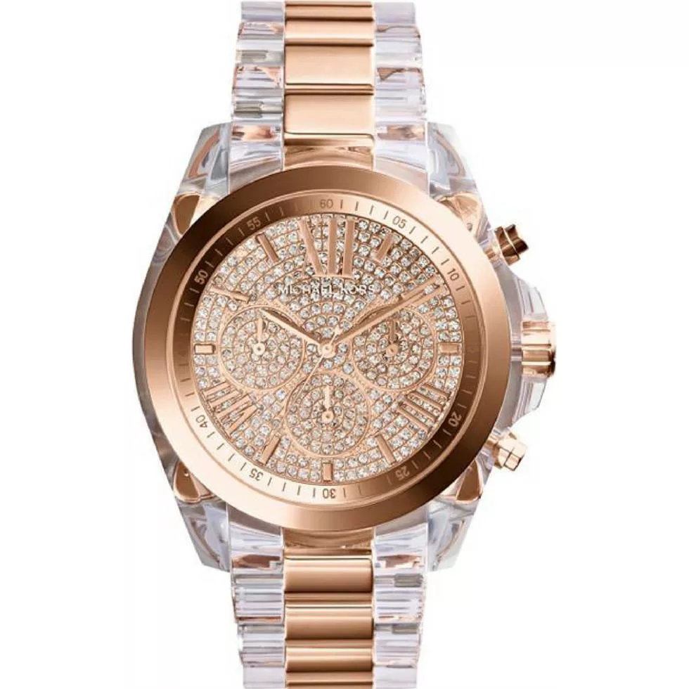 Michael Kors Bradshaw Rose Gold Watch 43mm