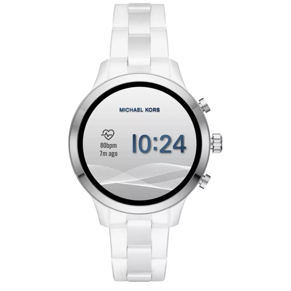 Michael Kors Runway Access White Ceramic Smartwatch 41mm