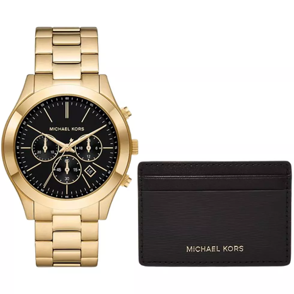 Michael Kors Runway and Slim Card Case Set Watch 44mm