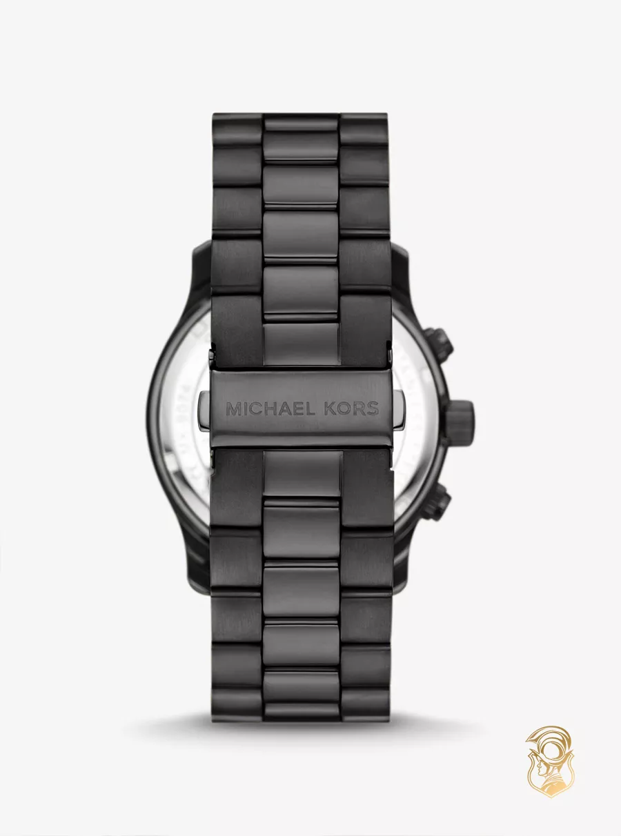 Michael Kors Runway Black-Tone Watch 45mm