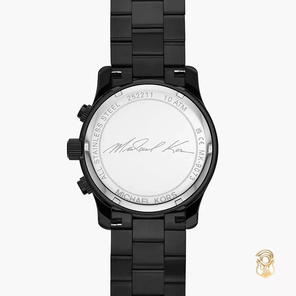 Michael Kors Runway Black-Tone Watch 45mm