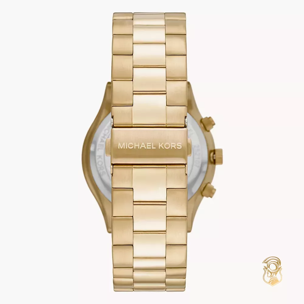 Michael Kors Runway Gold Tone Watch 44mm