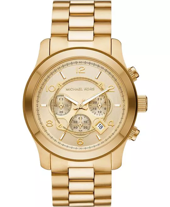 Michael Kors Runway Gold-Tone Watch 45mm