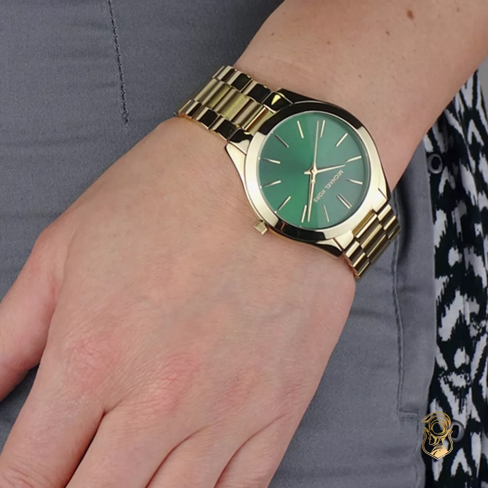 Michael Kors Runway Green Tone Watch 42mm