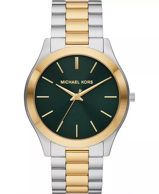 Michael Kors Runway Green Watch 44mm