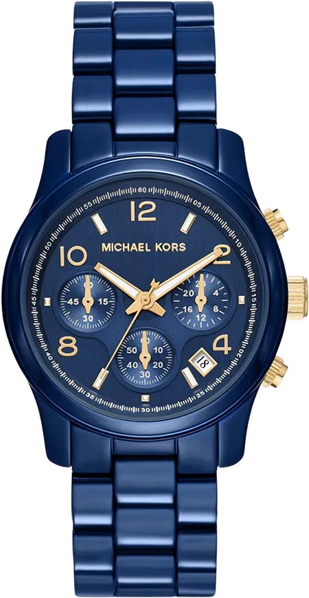 MSP: 102638 Michael Kors Runway Navy-Tone Watch 38mm 8,050,000