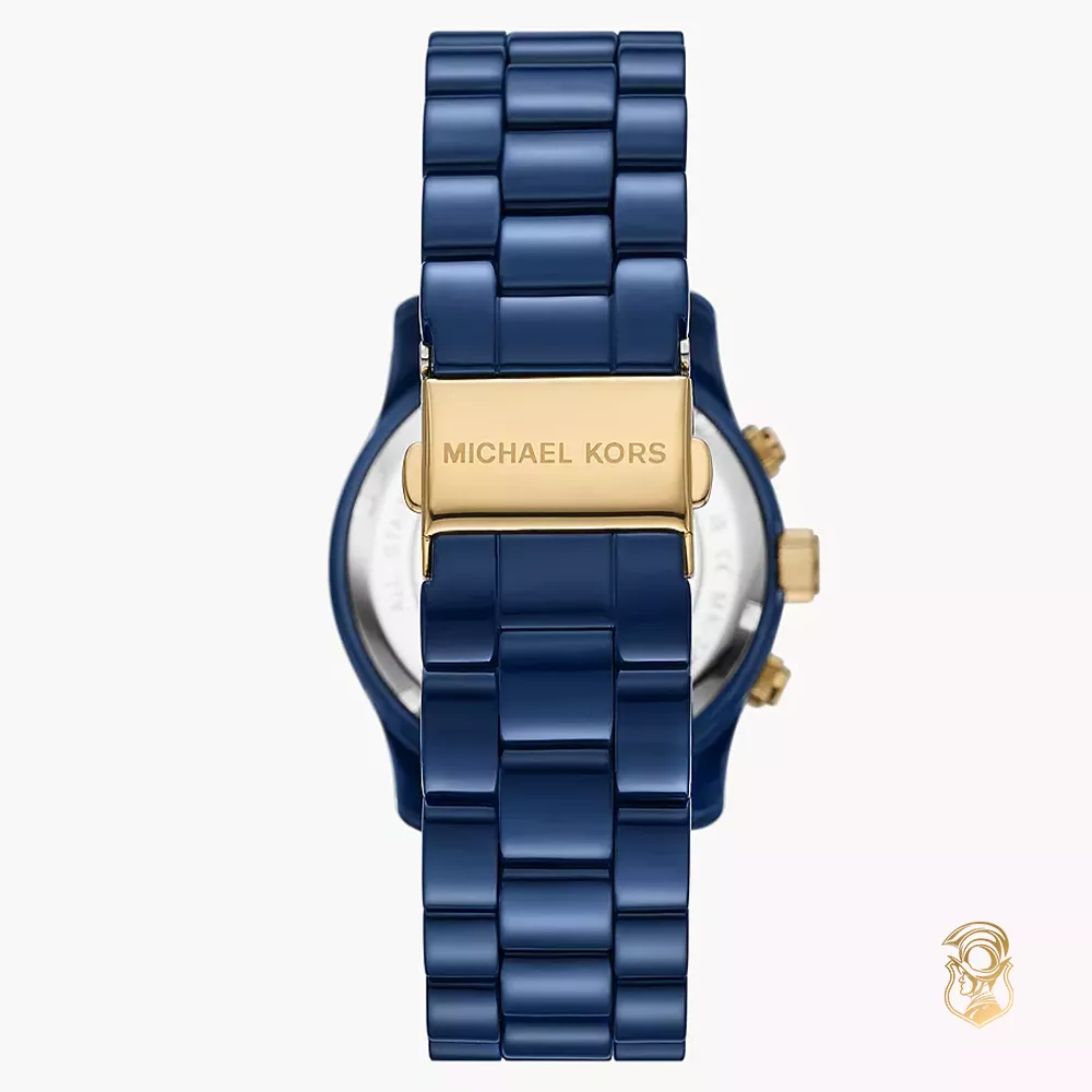 Michael Kors Runway Navy-Tone Watch 38mm