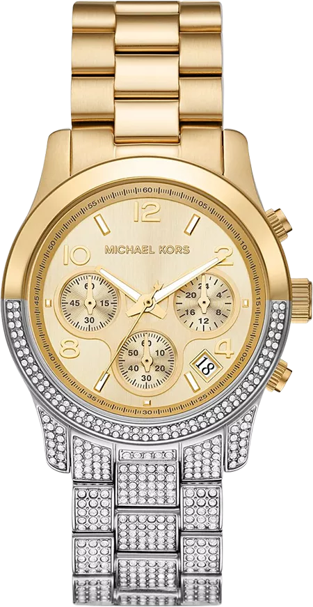 MSP: 102628 Michael Kors Runway Pavé Two-Tone Watch 38mm 10,780,000