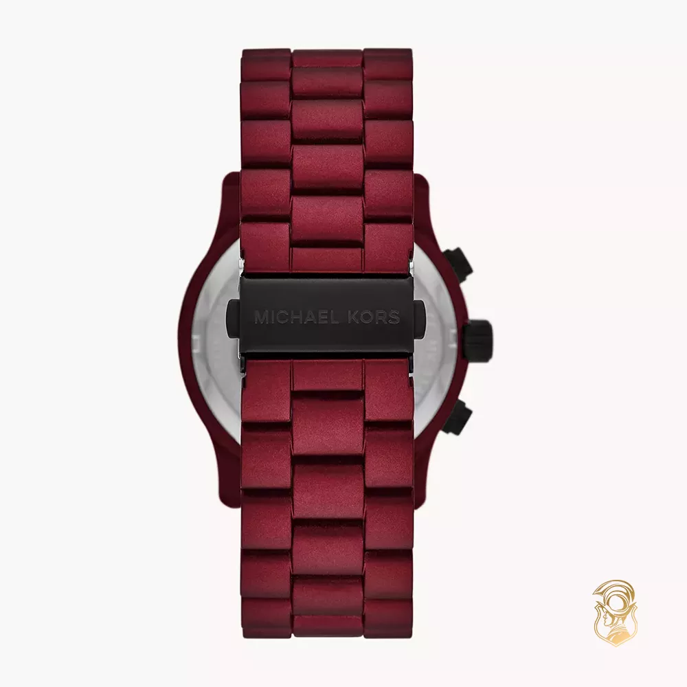 Michael Kors Runway Red Coated Watch 45mm