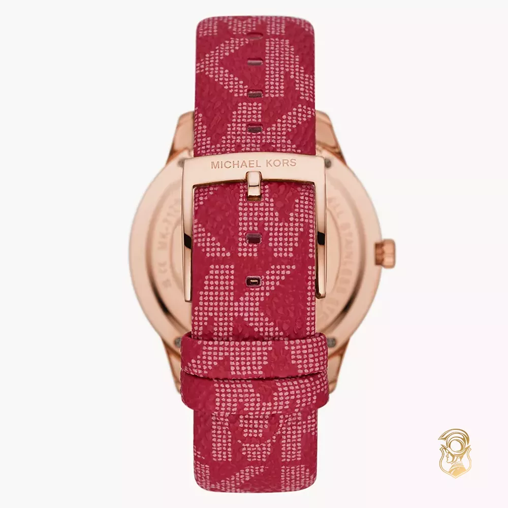 Michael Kors Runway Red Tone Watch 40mm