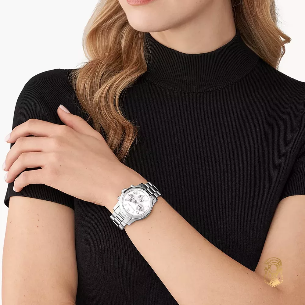 Michael Kors Runway Silver-Tone Watch 38mm