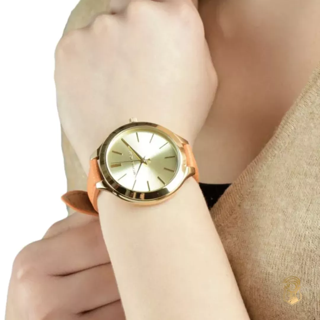 Michael Kors Runway Slim Orange Watch 42mm