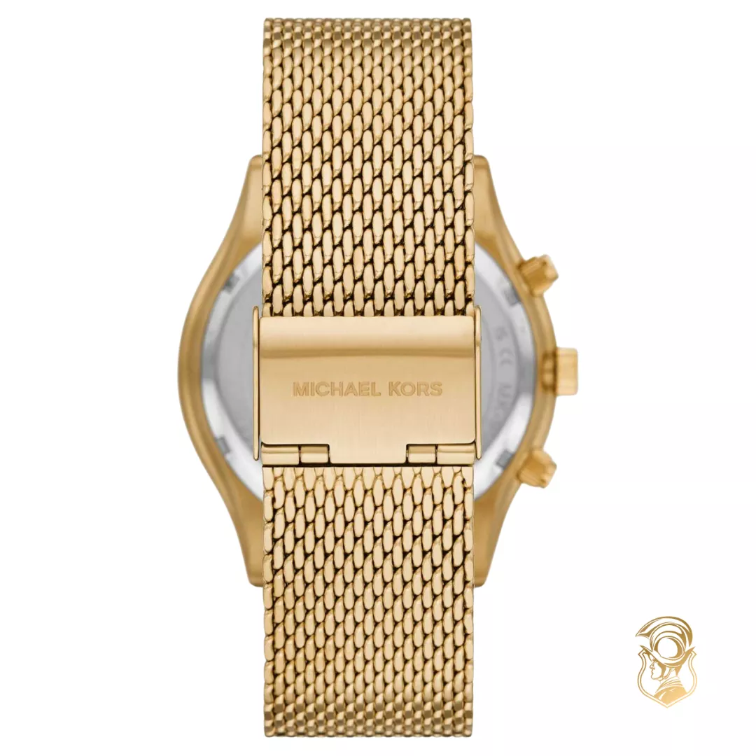 Michael Kors Runway Slim Yellow gold Oversized Watch 44mm