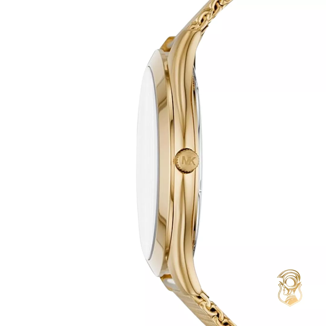 Michael Kors Runway Slim Yellow gold Oversized Watch 44mm