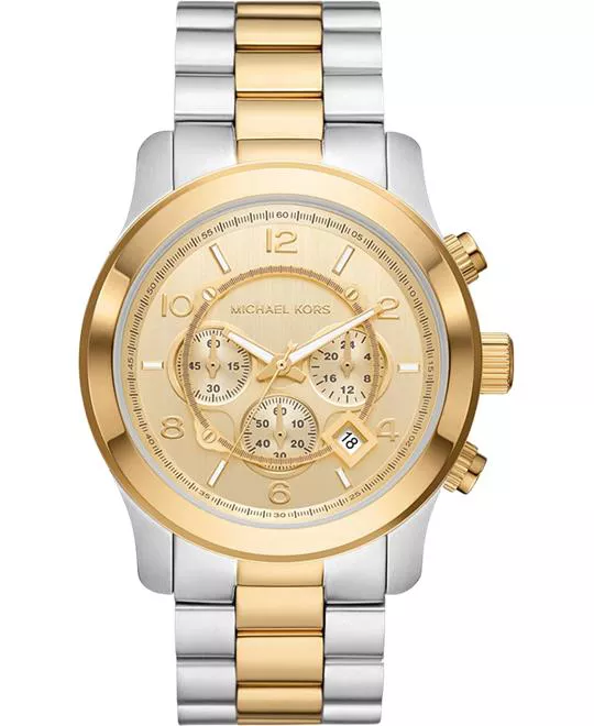 Michael Kors Runway Two-Tone Watch 45mm