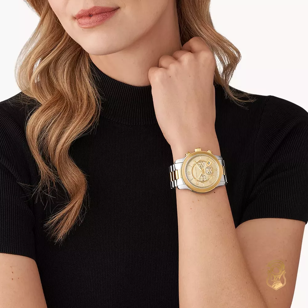 Michael Kors Runway Two-Tone Watch 45mm