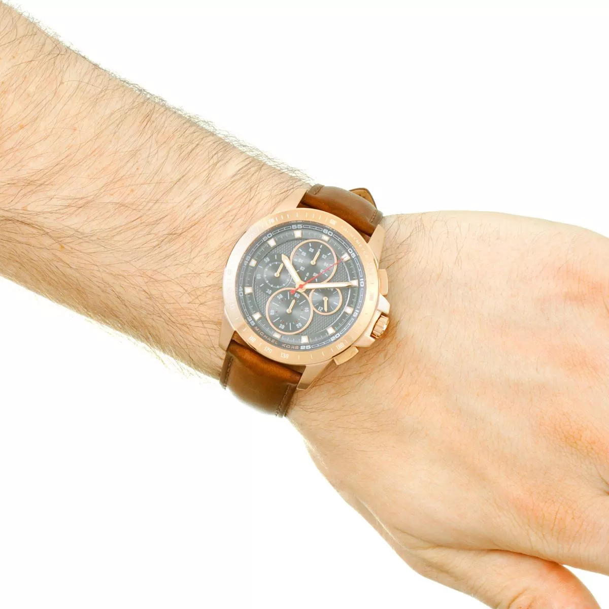 Michael Kors Ryker Rose Gold Watch 43mm
