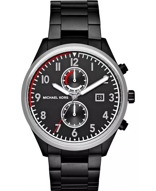 Michael Kors Saunder Black Dial Men's Watch 43mm