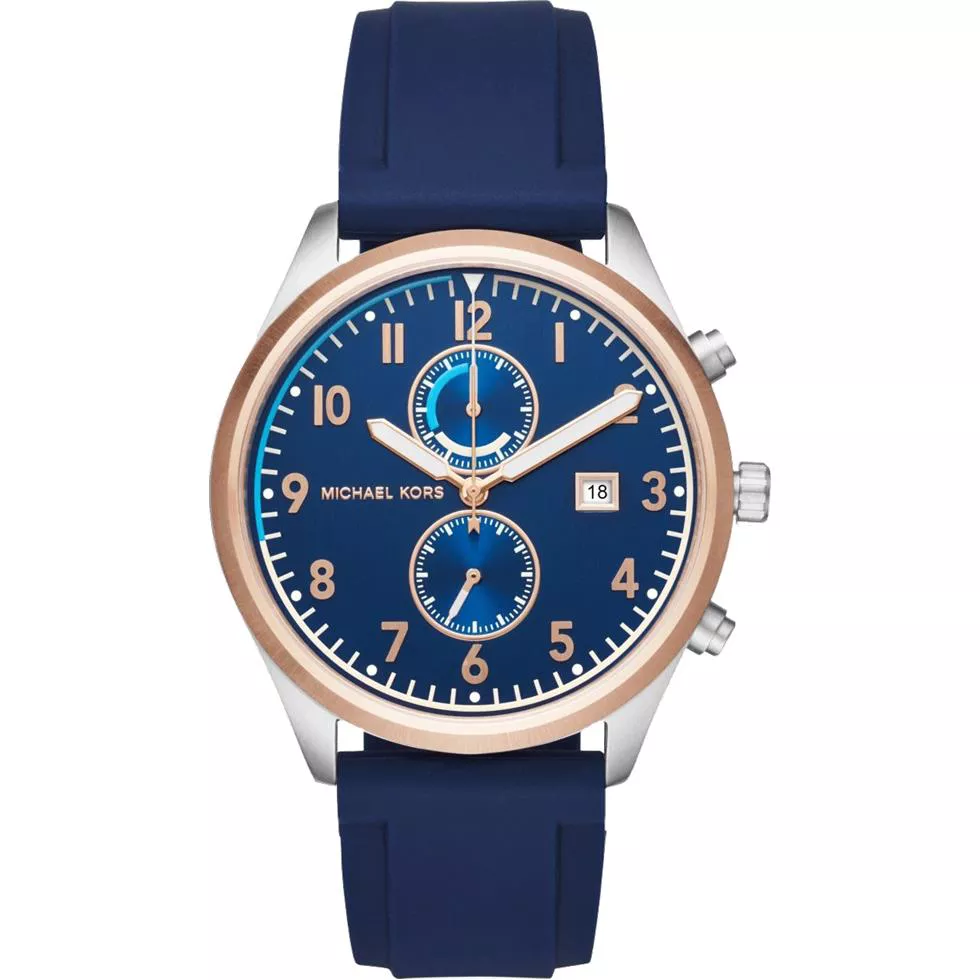 Michael Kors Saunder Blue Dial Men's Watch 43mm