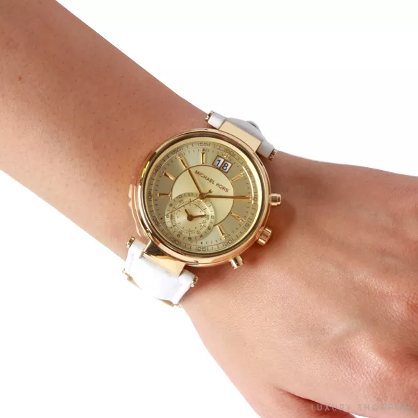 Michael Kors Sawyer Gold-Tone Watch 39mm