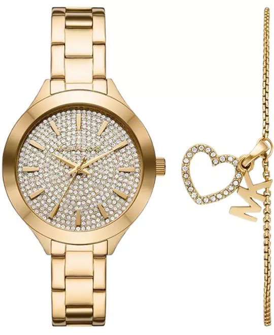 Michael Kors Slim Runway Three-Hand Watch 38mm