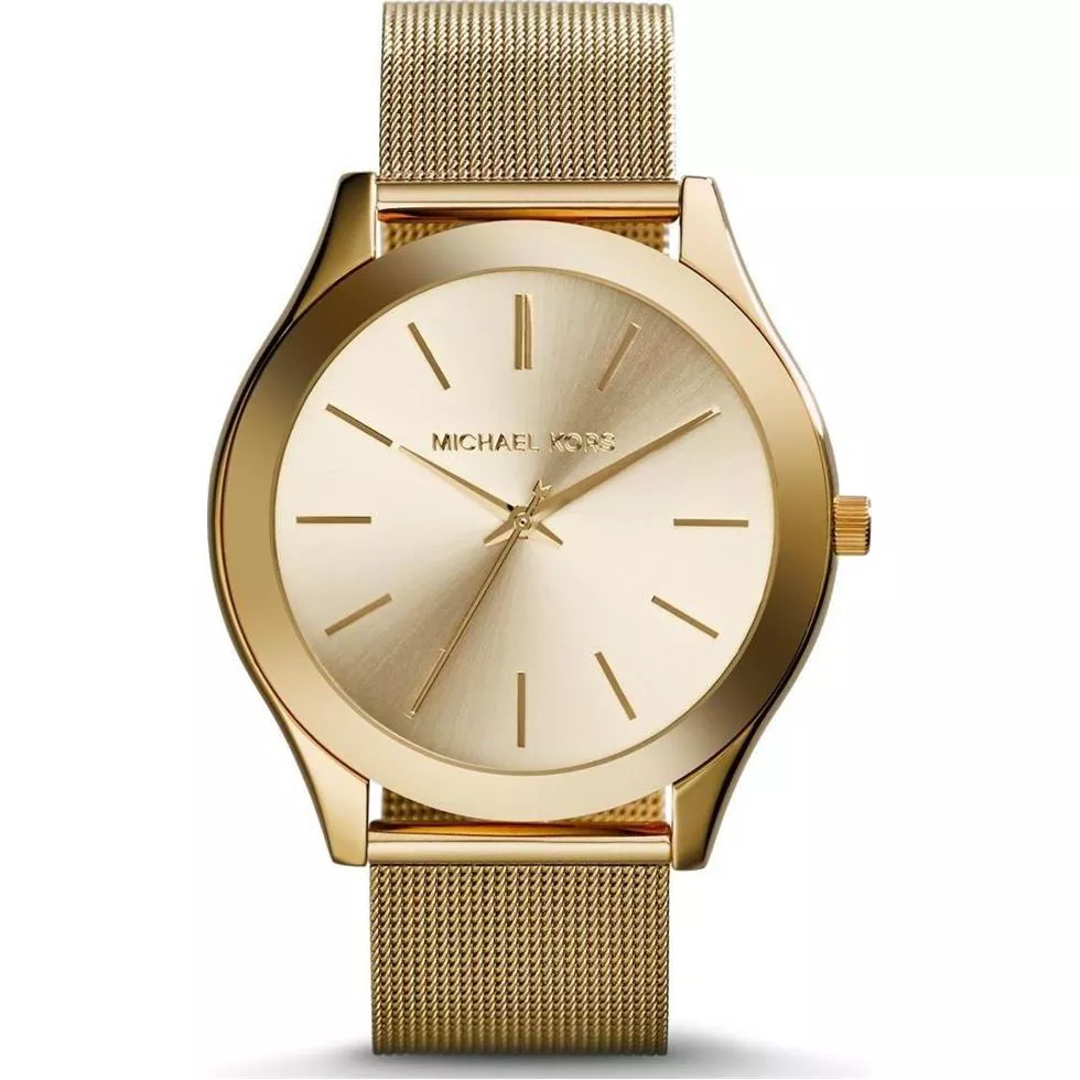 Michael Kors Runway Slim Yellow Watch 42mm