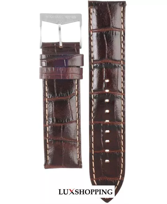 Michael Kors Straps Brown Leather Strap 22mm
