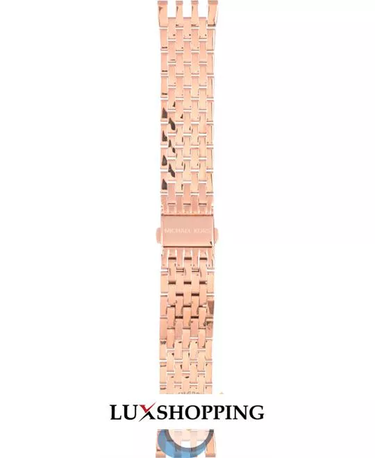 Michael Kors Straps Rose gold coated stainless 20mm