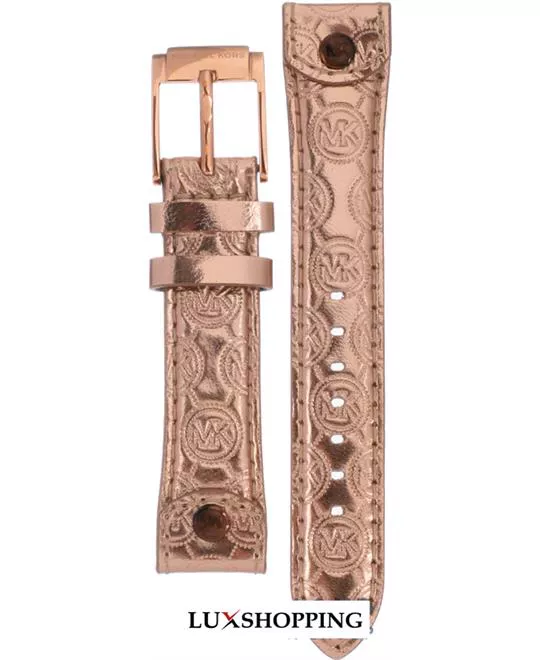 Michael Kors Straps Taylor Copper Leather Strap 18mm