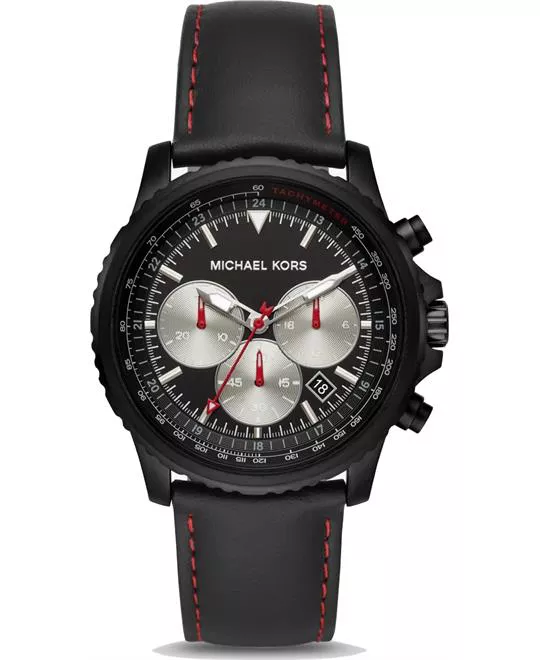 Michael Kors Theroux Black-Tone Watch 42mm