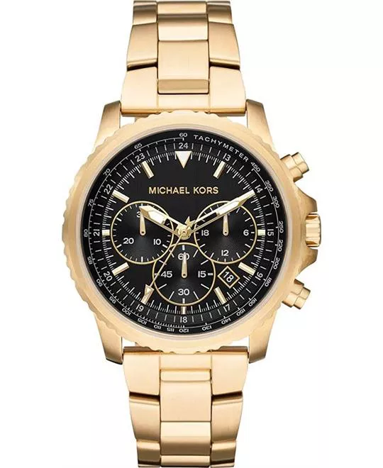 Michael Kors Theroux Chronograph Gold Watch 42mm