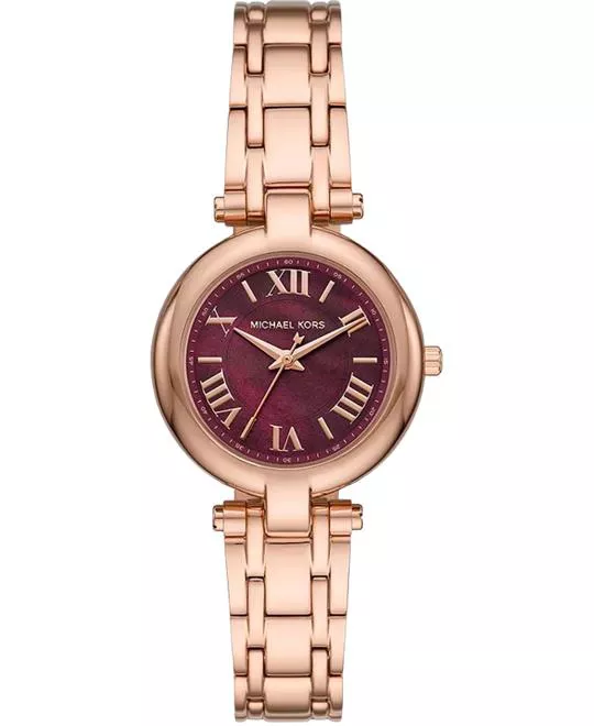 Michael Kors Three-Hand Rose Gold-Tone Watch 30mm