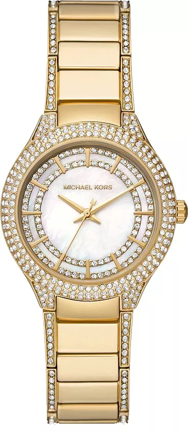 MSP: 98850 Michael Kors Three-Hand Rose Gold-Tone Watch 33MM 8,054,000