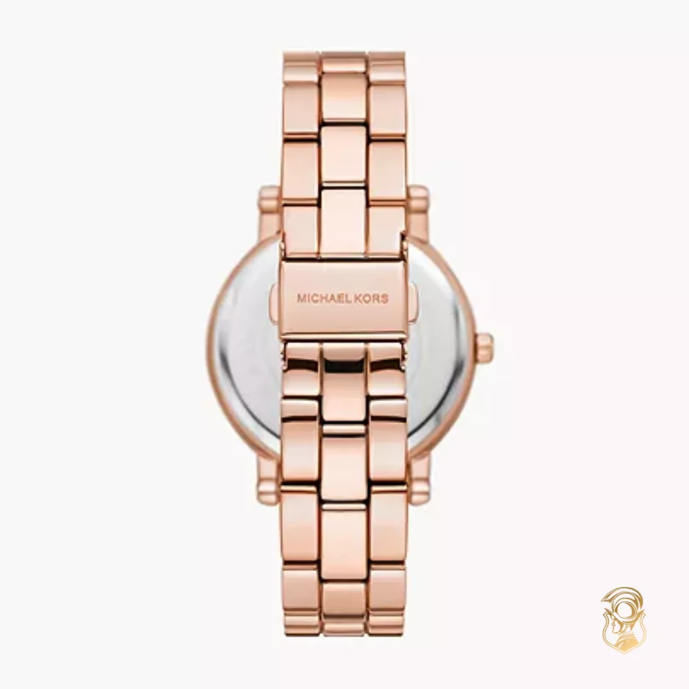 Michael Kors Three-Hand Rose Gold Watch 38mm