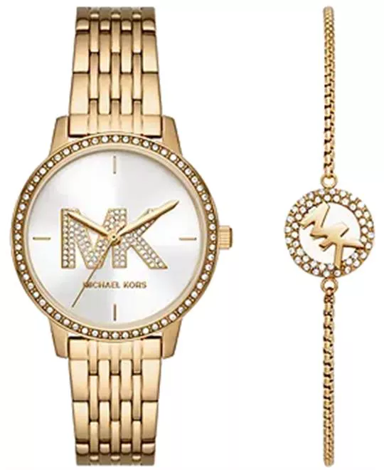 Michael Kors Tibby Gold Watch 34mm