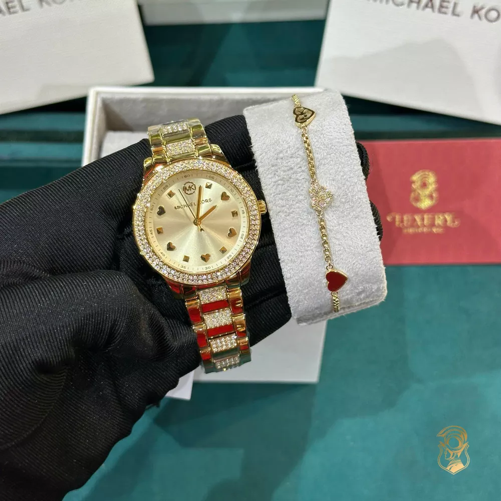 Michael Kors Tibby Gold Watch 34mm