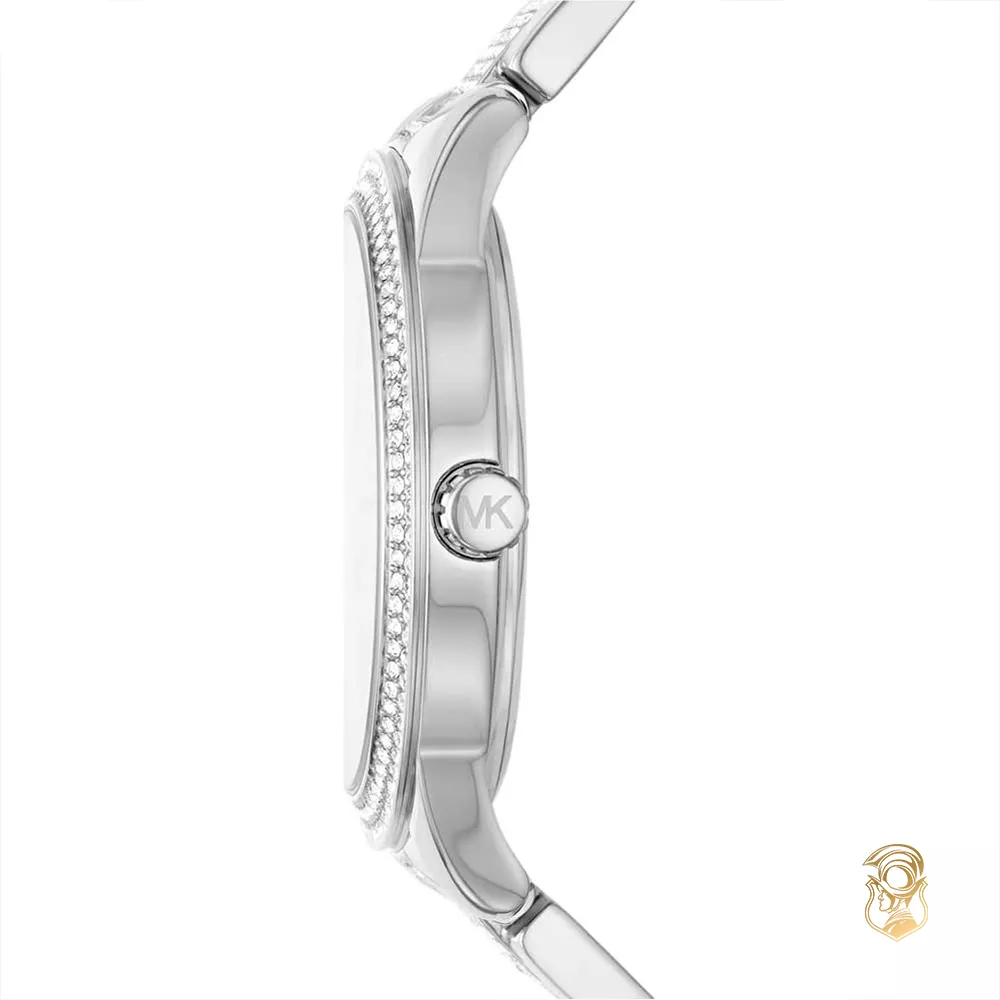 Michael Kors Tibby Pavé Silver-Tone Watch 40mm