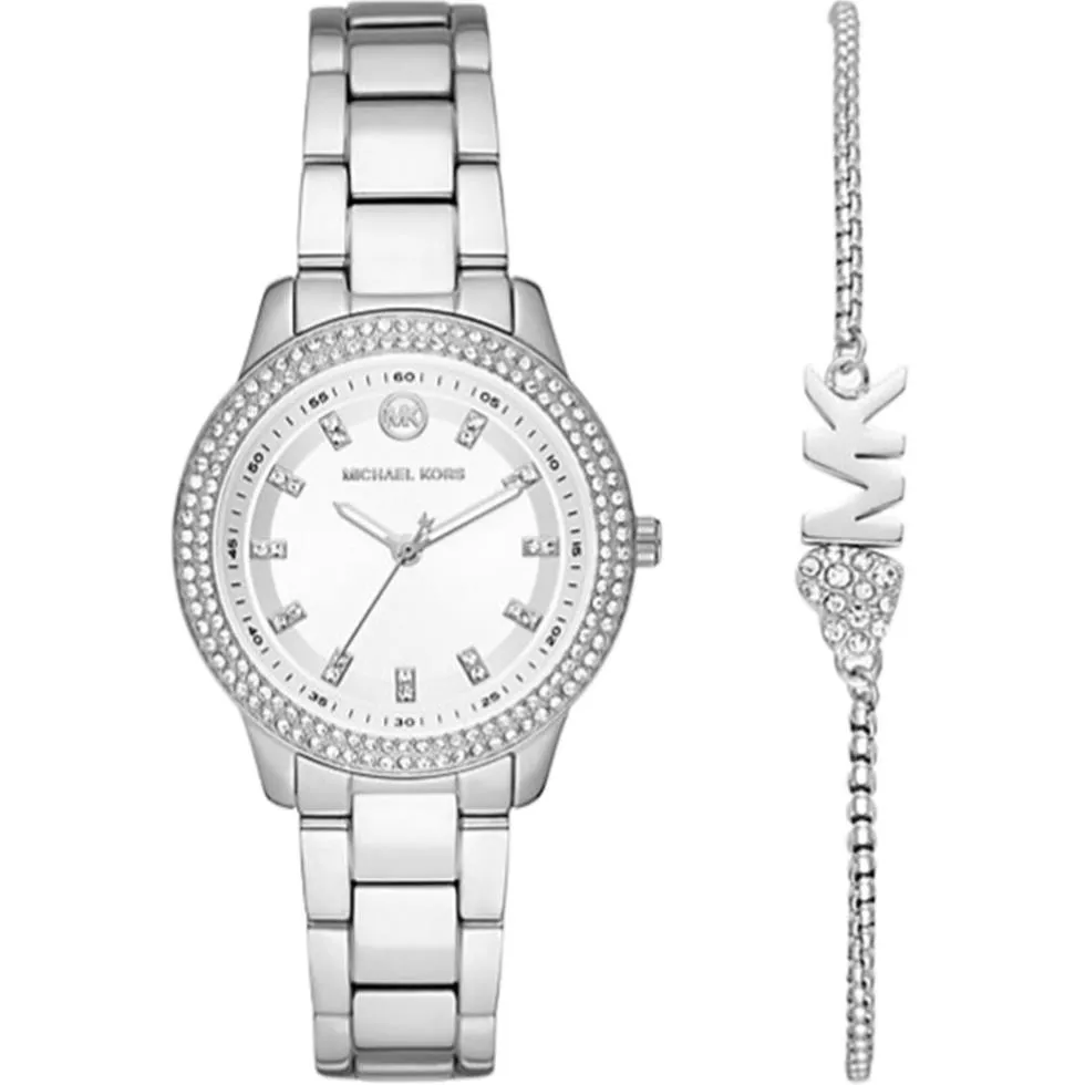 Michael Kors Tibby Pavé Watch Set 34mm