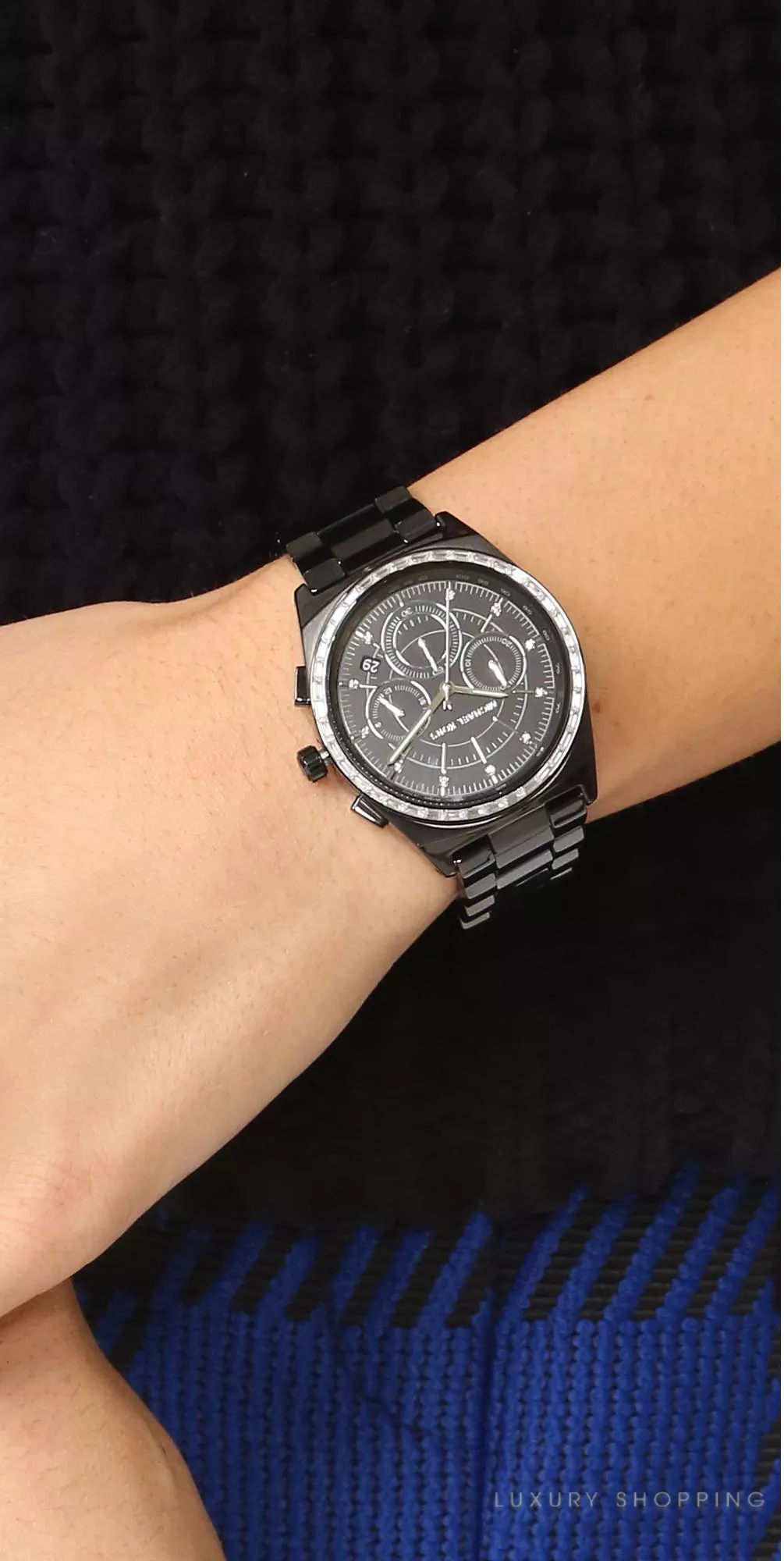 Michael Kors Vail Black-Tone Watch 38mm