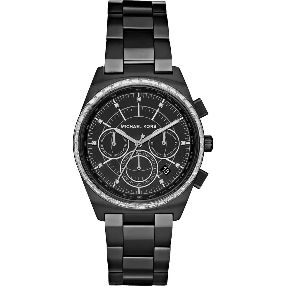 Michael Kors Vail Black-Tone Watch 38mm