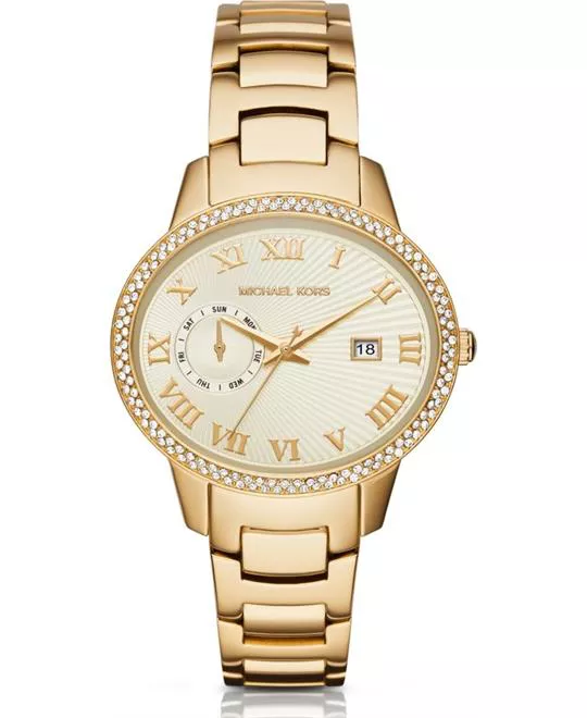 Michael Kors Whitley Pavé Gold Watch 41mm
