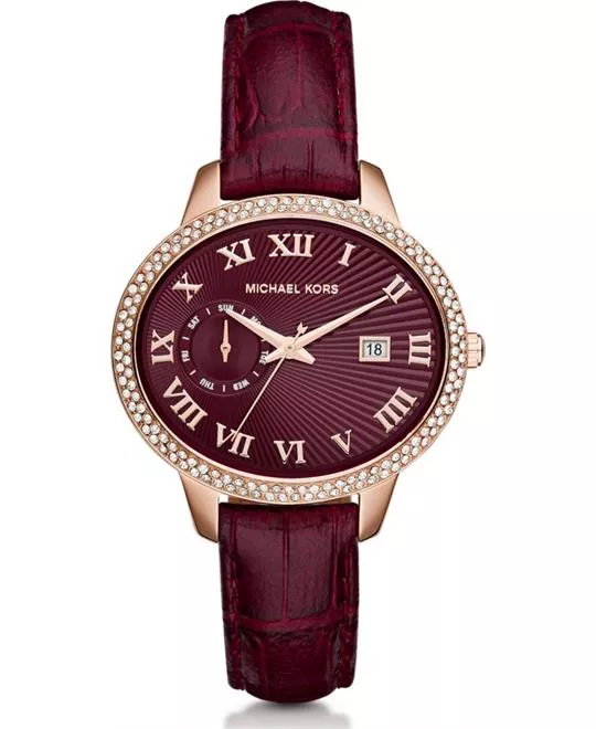Michael Kors Whitley Pave Red Watch 41mm