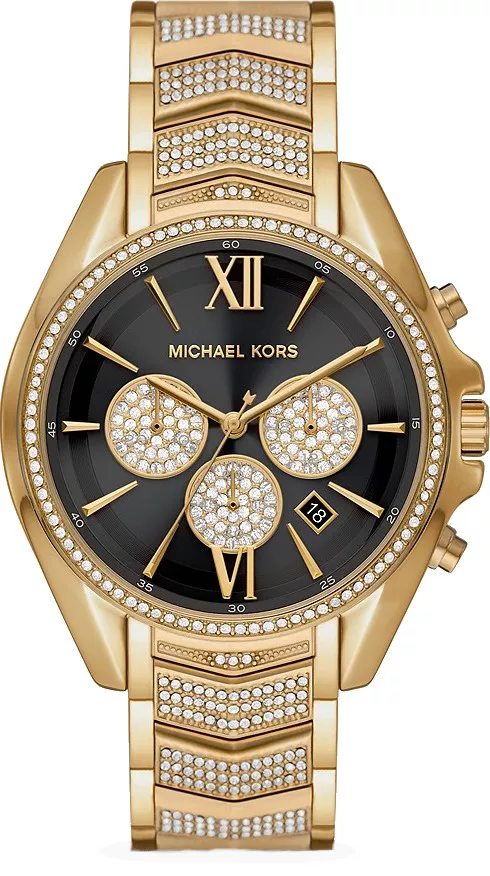 MSP: 103173 Michael Kors Whitney Chronograph Gold-Tone Stainless Steel Watch 44MM 10,780,000