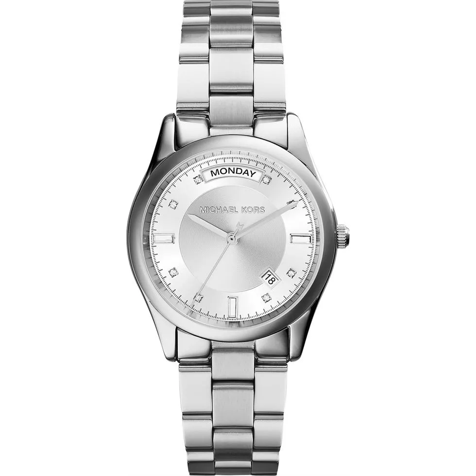 Michael Kors Colette Women's Silver Watch 34mm 