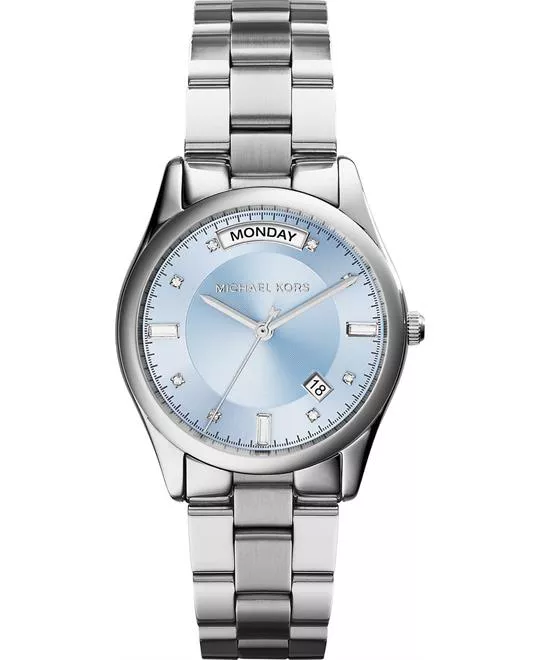 Michael Kors Colette Silver Blue Watch 34mm 