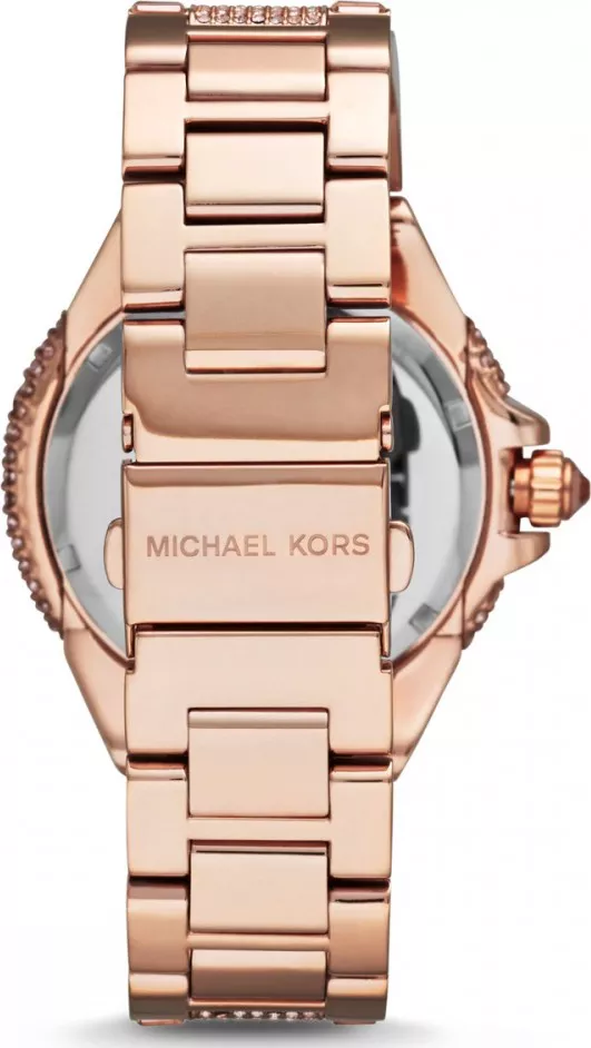 Michael Kors Camille Glitz Rose Gold-Tone  Watch 43mm